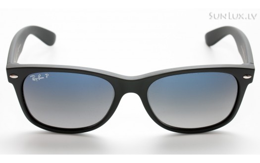 Ray-Ban New Wayfarer Matte Polarised (RB2132 601S78 55mm) saules brilles